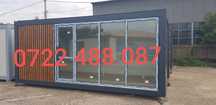 Container modular tip birou, vestiar, magazin, șantier  6 x 2.4m