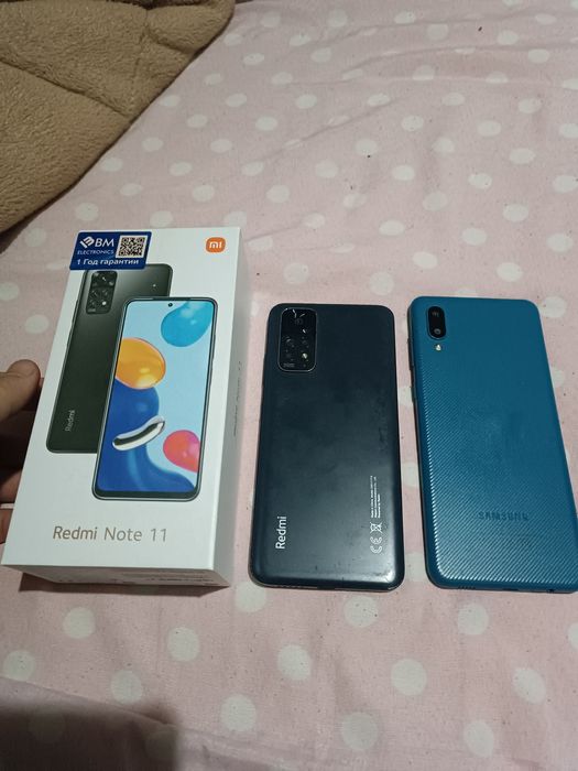 Redmi not 11 6 ga 128 GB Samsung A02 ideal sastaynada