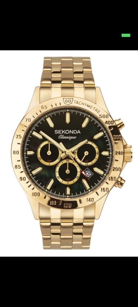 Sekonda classique men gold plated watch