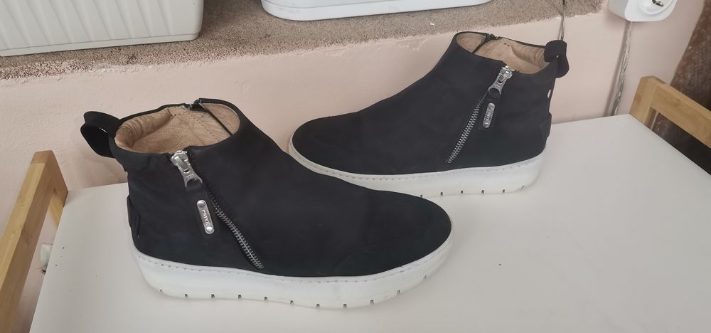 Ниски боти Prive 38. 5н.Естествена кожа