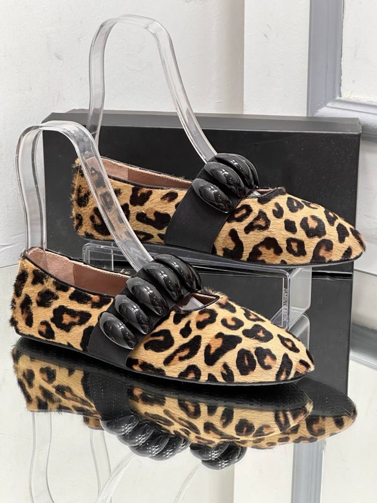 Pantofi-sandale-Balerini Alaia colecția noua Piele naturală 100%