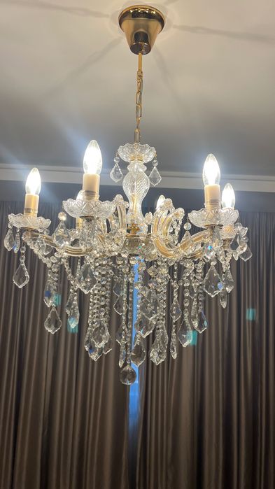 Висящ лампион с кристали