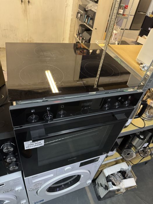 Set Cuptor electric încorporabil si plita Siemens HE213ABB0