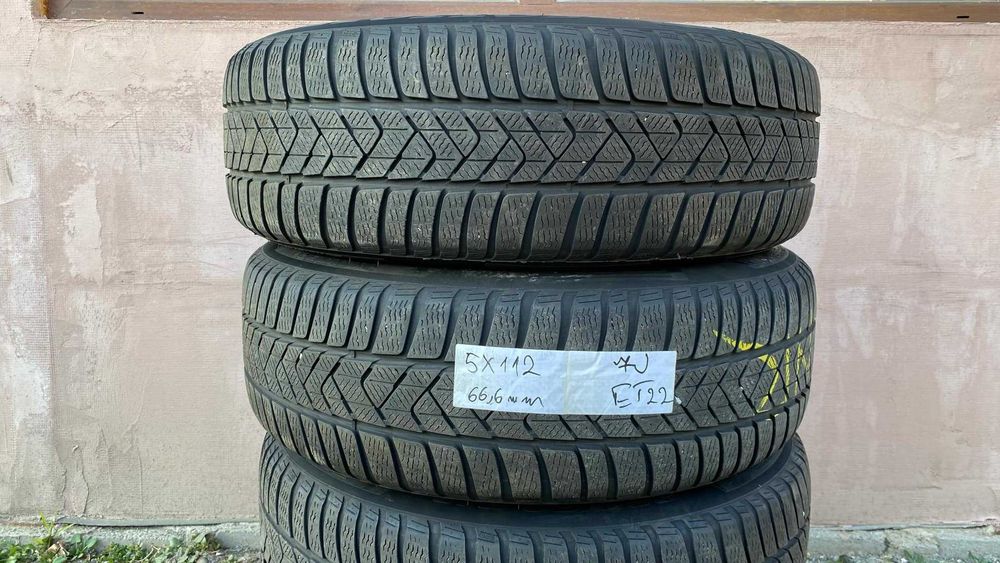 jante bmw seria 5 G 30 G 31 X1  G11 G12 5X112 Iarna 225 60 18 pirelli
