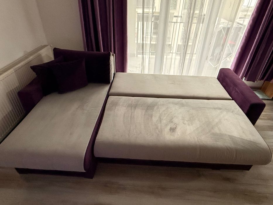 Colțar extensibil cu ladă de depozitare