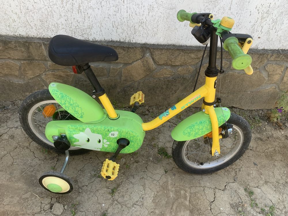 Bicicleta copii cu roti ajutatoare