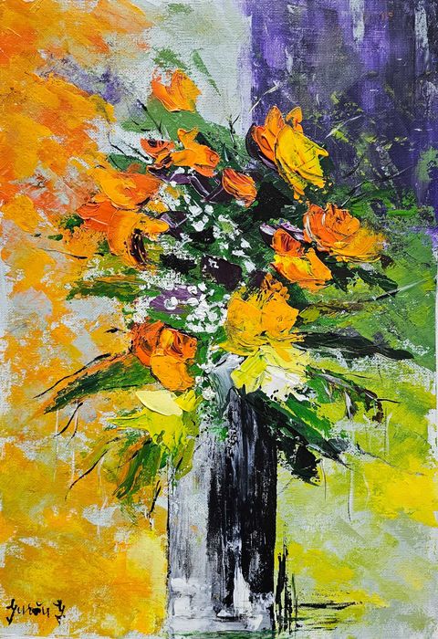 Tablouri pictate manual