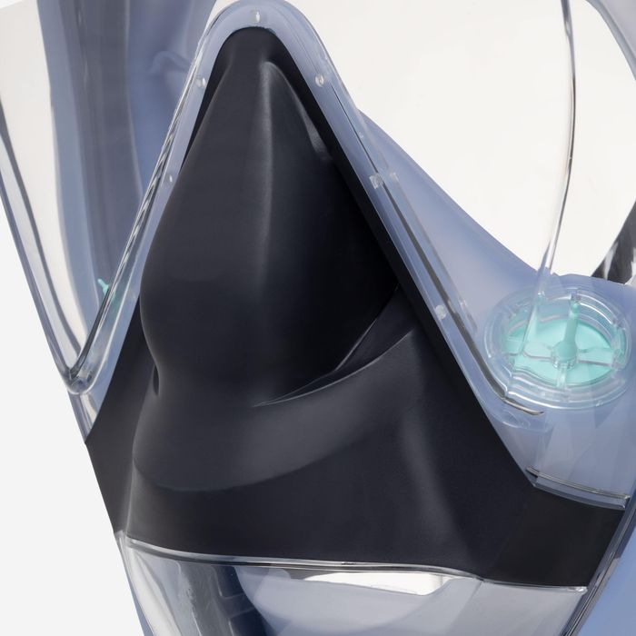 Mască snorkeling Easybreath 900 Albastru - produs resigilat Decathlon