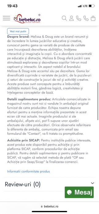 Centru de joaca ingrijire papusi