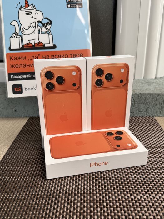 НОВИ! 512Gb *ЛИЗИНГ* iPhone 17 Pro Cosmic Orange /Айфон Гаранция