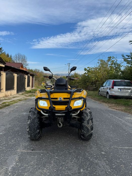 Vând sau schimb  atv can-am outlander 2008 800cc 72cp varianta lunga