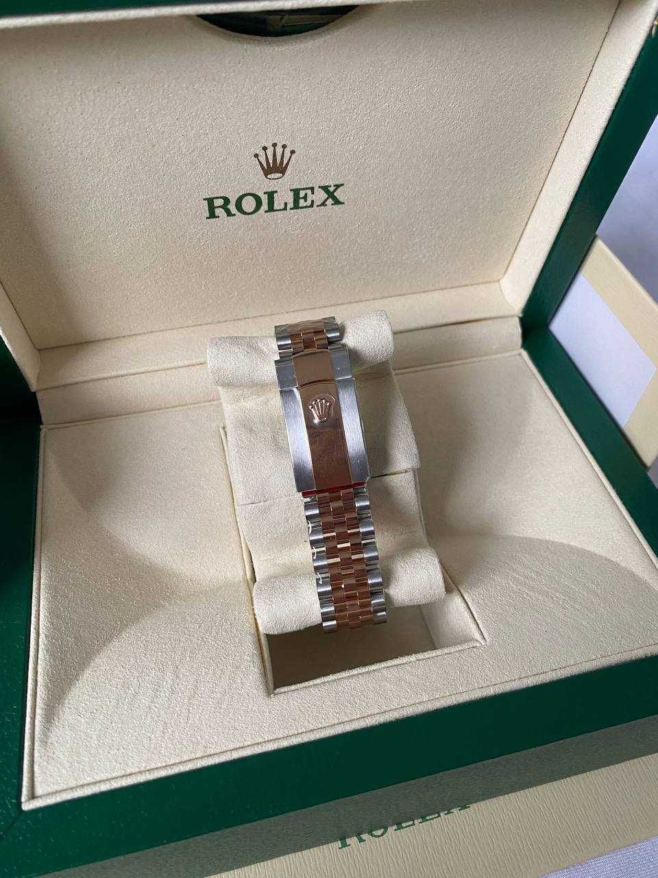 Rolex 116231 Datejust 36mm Two Tone Rose Gold Jubilee Steel Roman Dial
