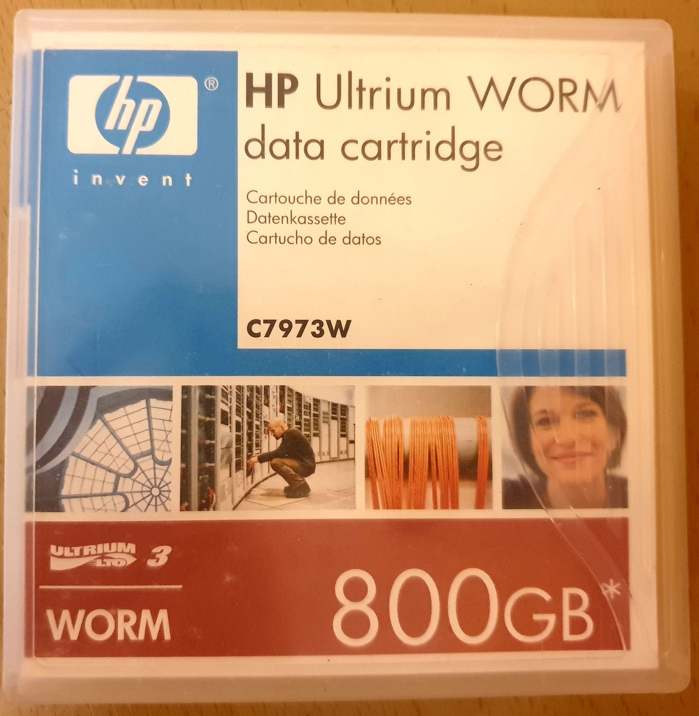 Memorie server magnetica HP LTO-3 Ultrium worm 800GB Re-writable