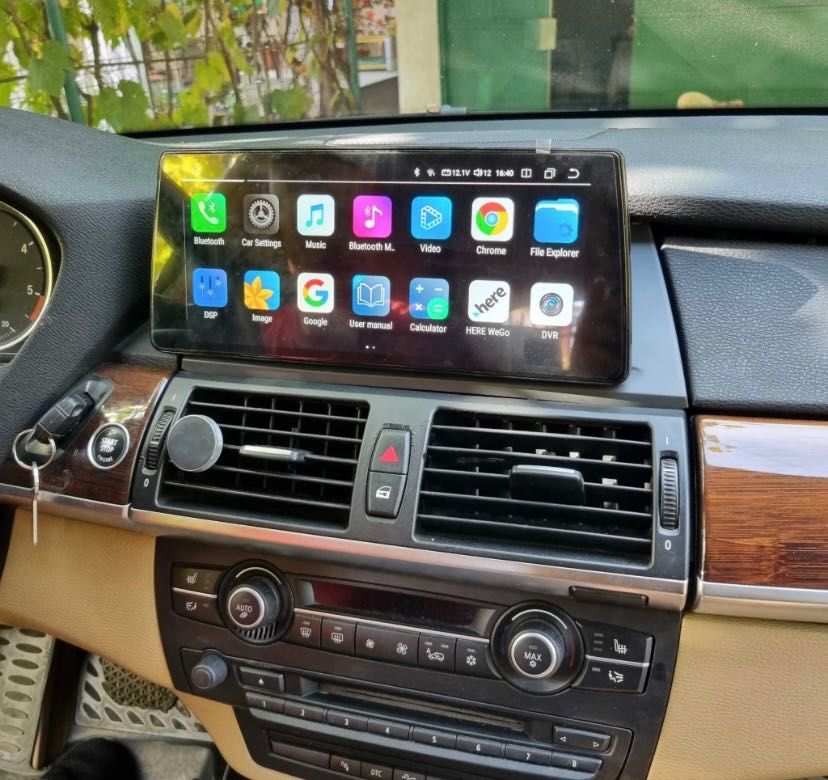 Navigatie android 8GB BMW X5 X6 e70 e71 Carplay Waze YouTube