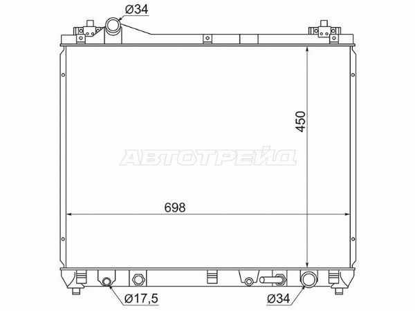 Радиатор Suzuki Escudo