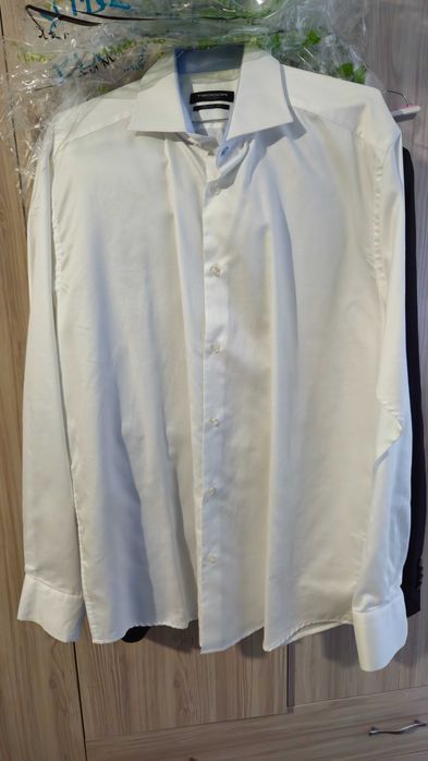 Teodor Черен Костюм, Бяла Риза XL, Папийонка