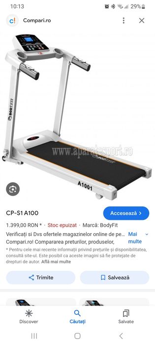 Banda alergare Body Fit A1000