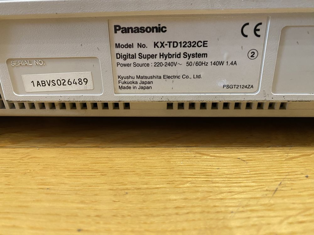 Централа Panasonic KX-TD1232, факс KX-FP363 и 6 офис телефона KX-T7433