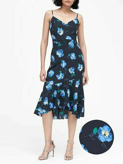 Платье с цветочным принтом, Banana Republic (USA)