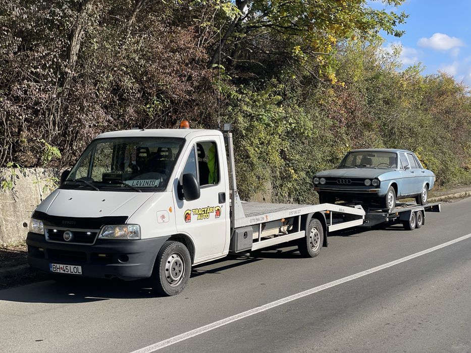 Non-stop Tractari Transport auto Asistența rutiera Trailer Platforma