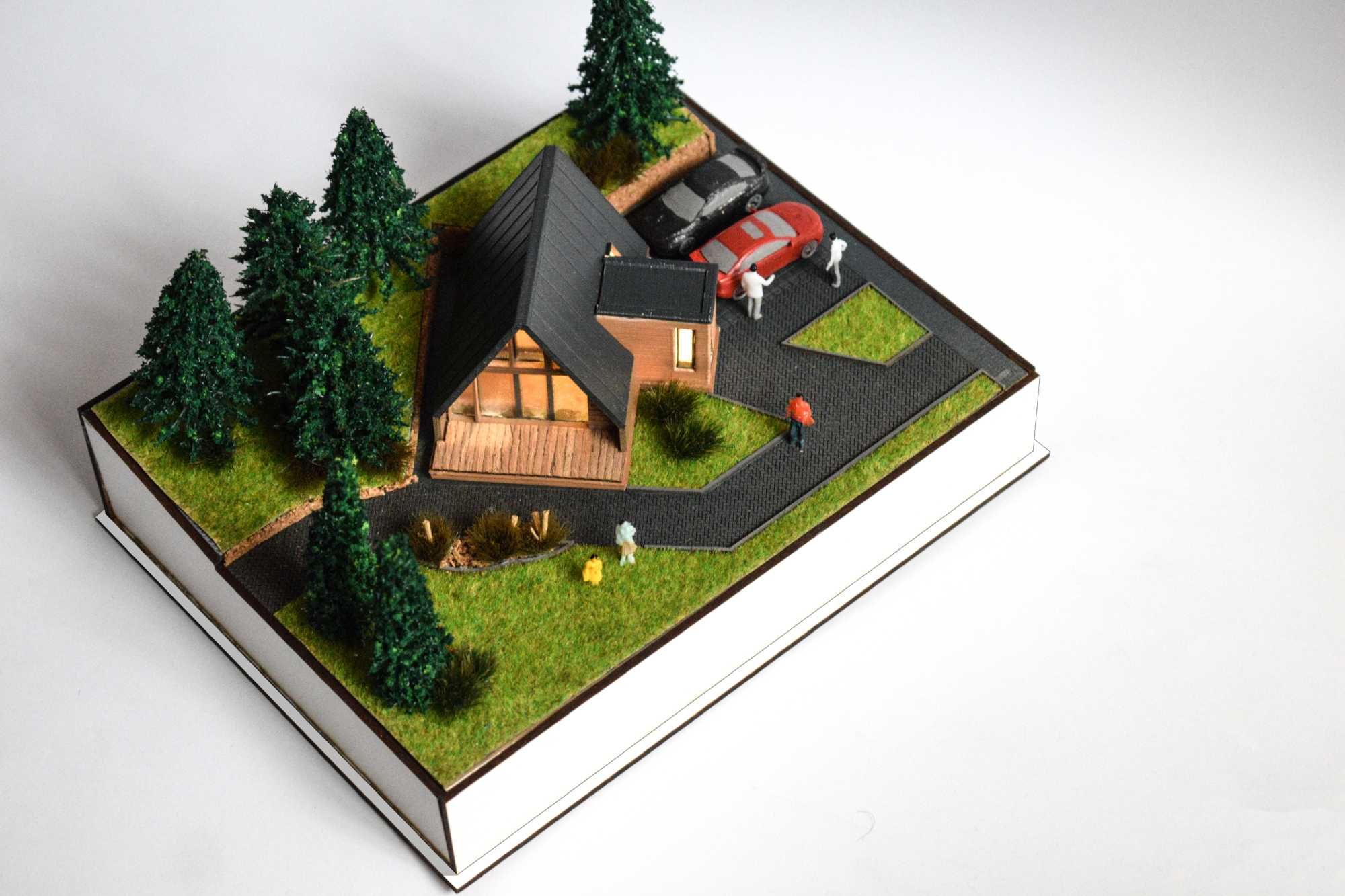 Diorama cadou-Locuinta ta in miniatura-Idei cadou-Machete&miniaturi.