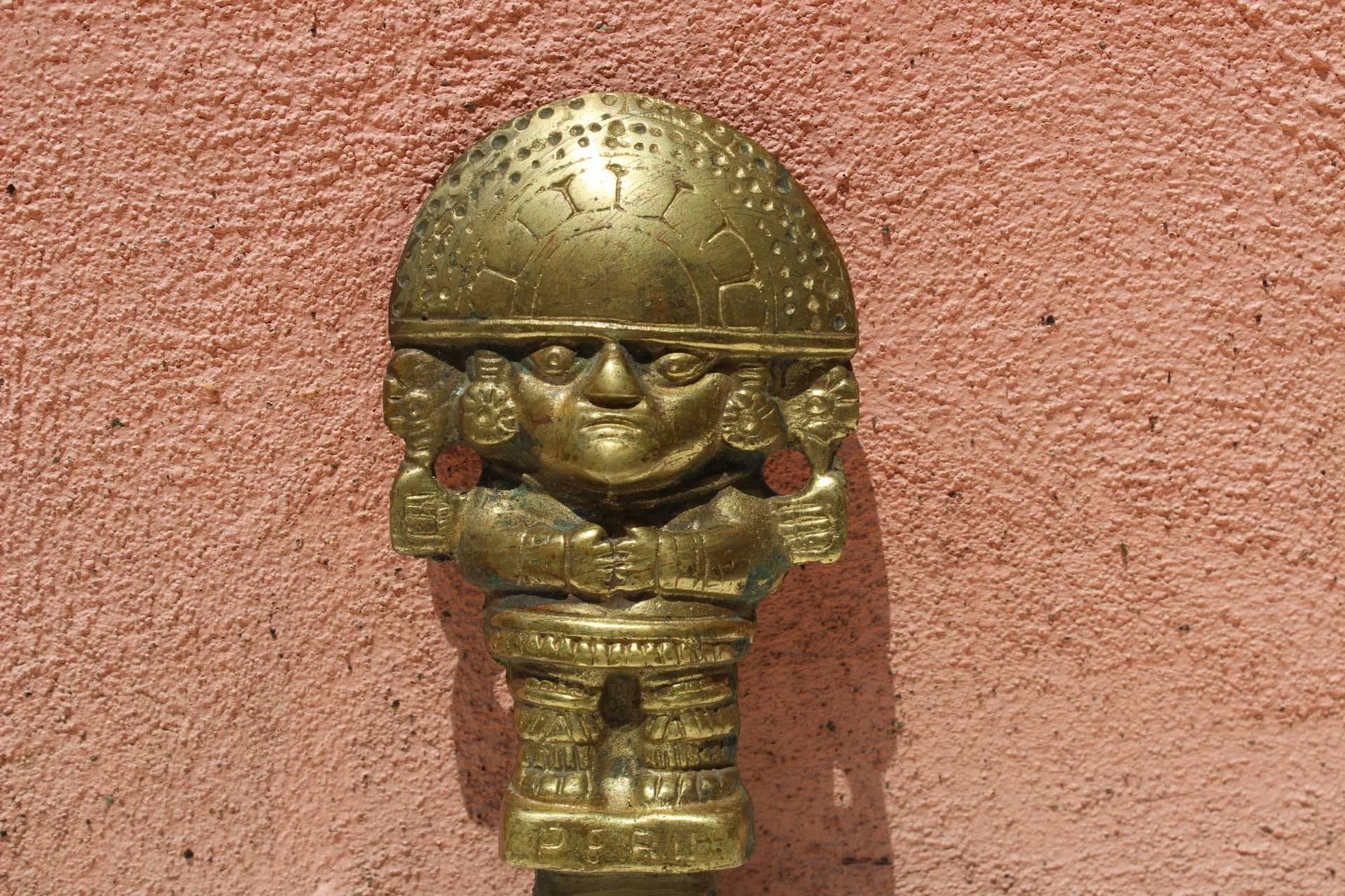 Piesa bronz de colectie, INCA, incasi, PERU