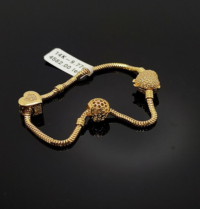 Bijuteria Royal bratara din aur 14k 9.77 gr