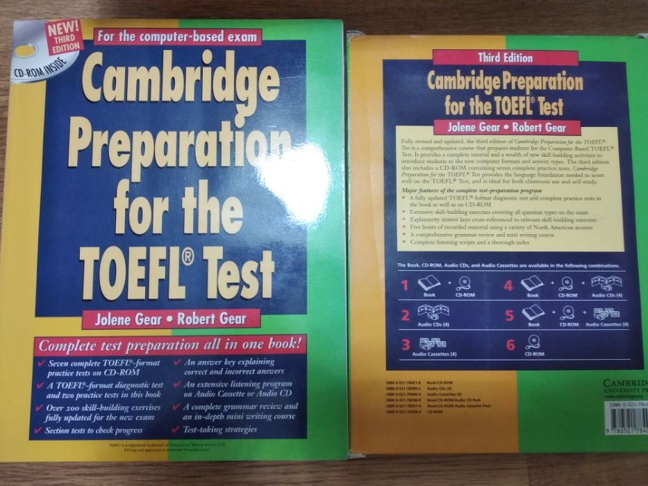 Срочно Cambridge preparation for the TOEFL TEST