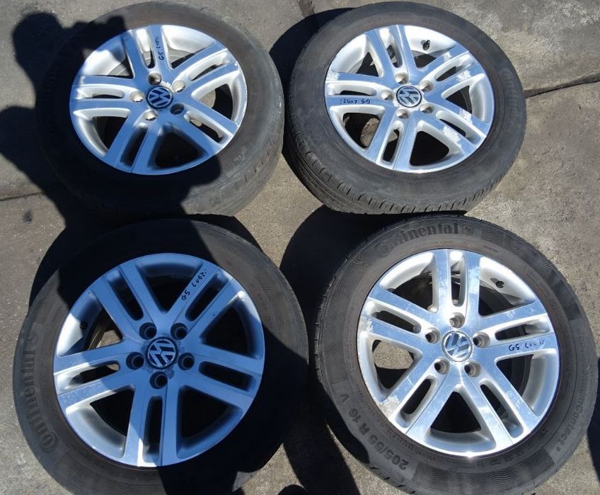 Jante aliaj Volkswagen Golf 5 R16 6Jx16H2 ET50 cu cauciuc