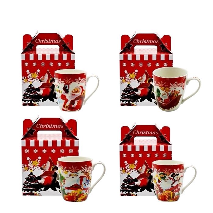 Коледни чаши порцелан