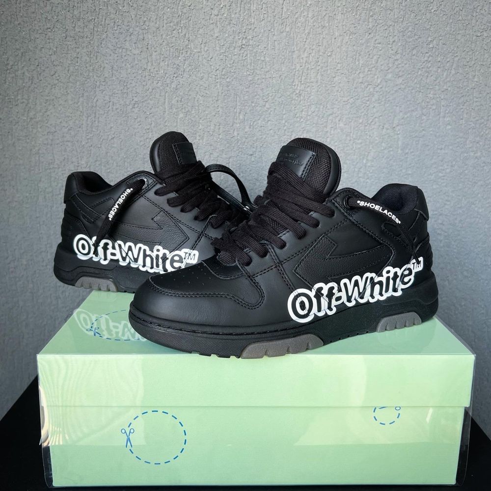 Off-White Out of Office Logo Print Black 41 (balenciaga versace)