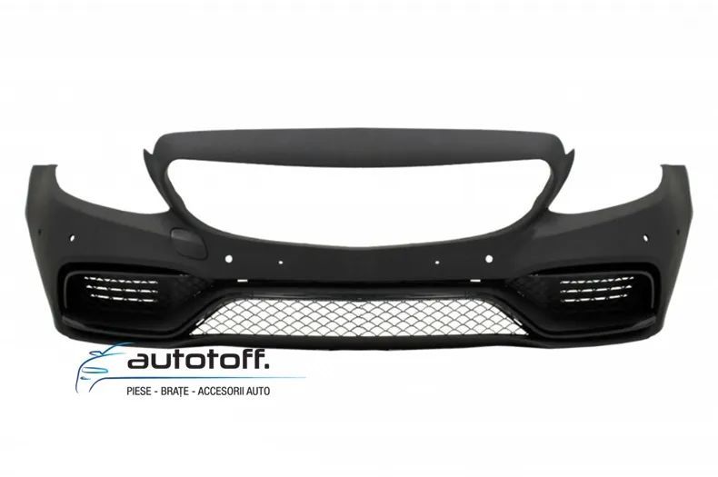 Bara fata cu Grila Centrala si Difuzor bara spate Mercedes C-Class W205 S205 (14-18) C63 Design