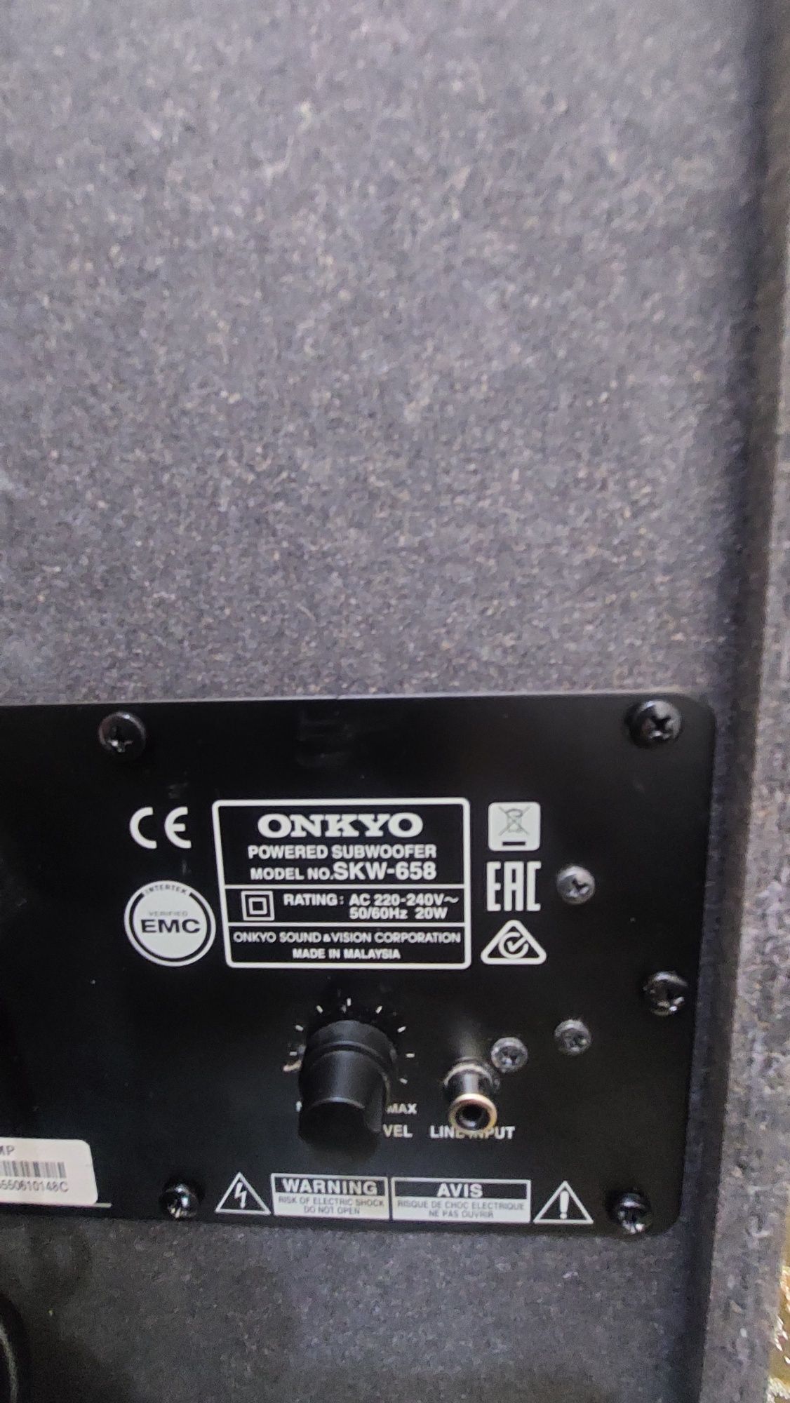 Sistem 5.1.2 Onkyo SKW  Dolby Atmos