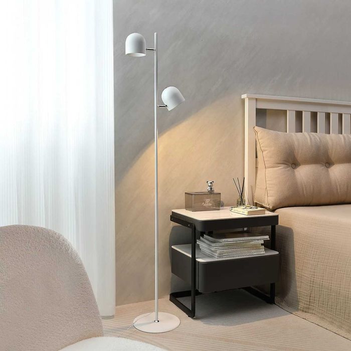 LED подова лампа с 2 крушки, 450 лумена, димируема, Германия