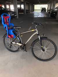 Bicicleta de Trekking pentru barbati ROMET WAGANT 2 Grafit/Auriu 2023