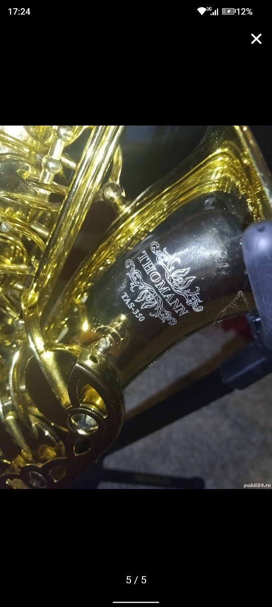 Saxofon alto Tomann TSA 350