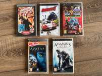 Lot 5 jocuri pentru Play Station Portabil PSP 1000, 2000, 3000