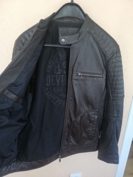 Geaca piele bărbati Angelo Litrico M