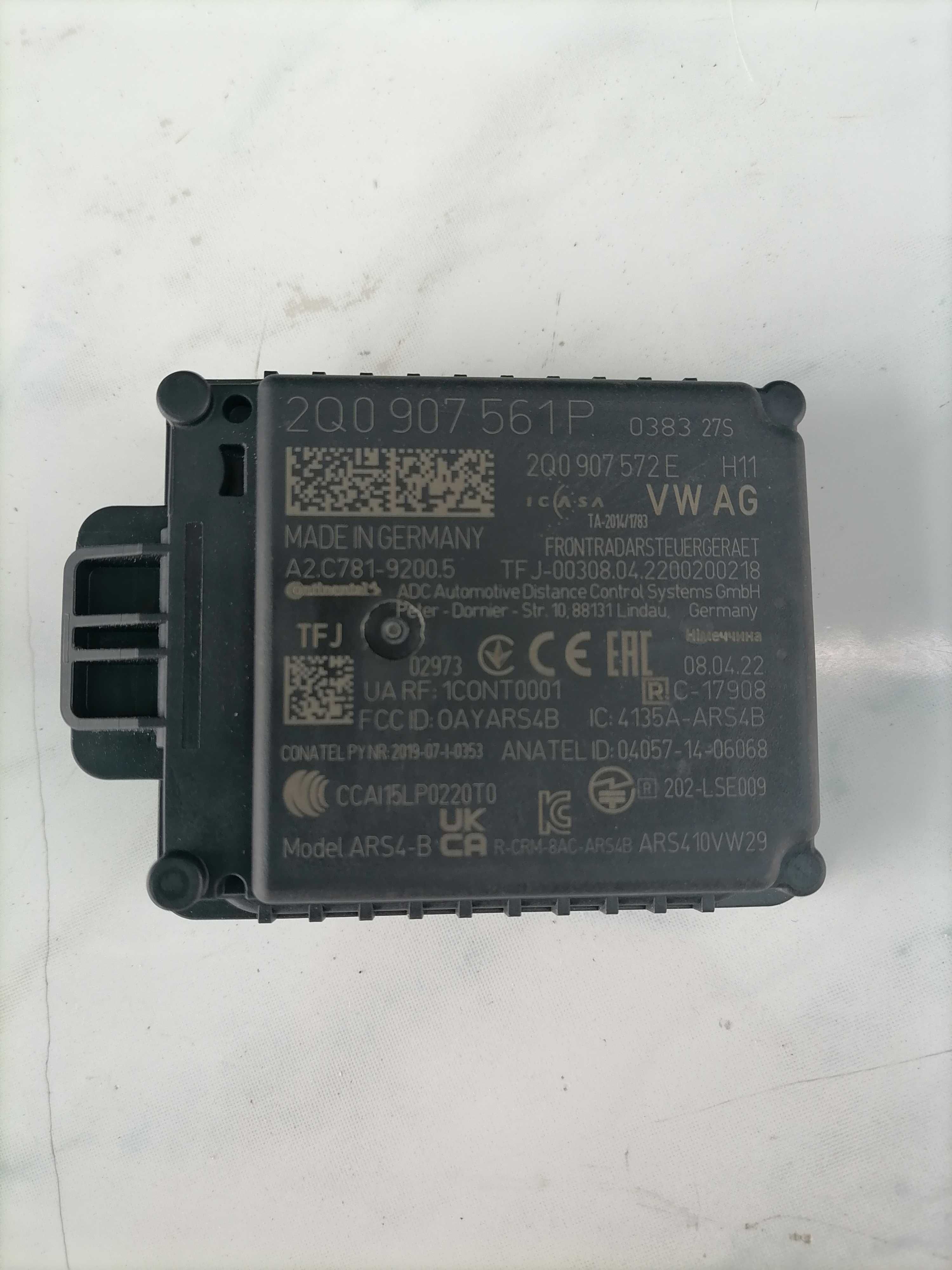 Senzor radar  Distronic modul Acc  Vw, Audi, Skoda 2Q0907561P
