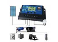 Controler incarcare solara 10A 20A 30A 60A PWM  LCD si USB Controller