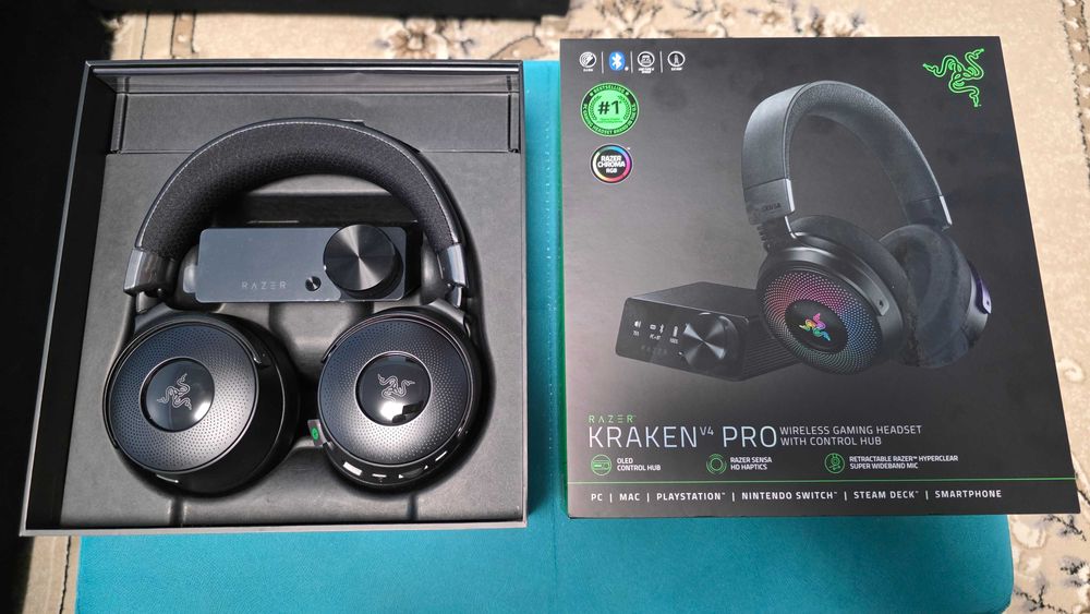 Vand casti Razer Kraken v4 Pro Wireless noi !!