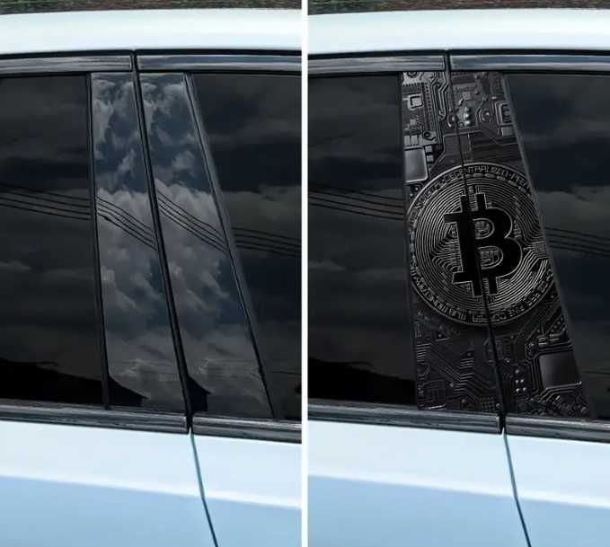 Винил за В-колин "Bitcoin"