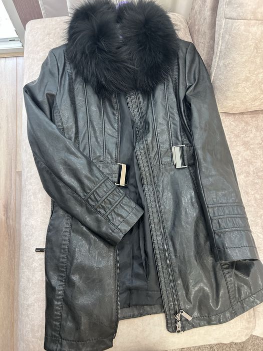 Шуба черна Кензол