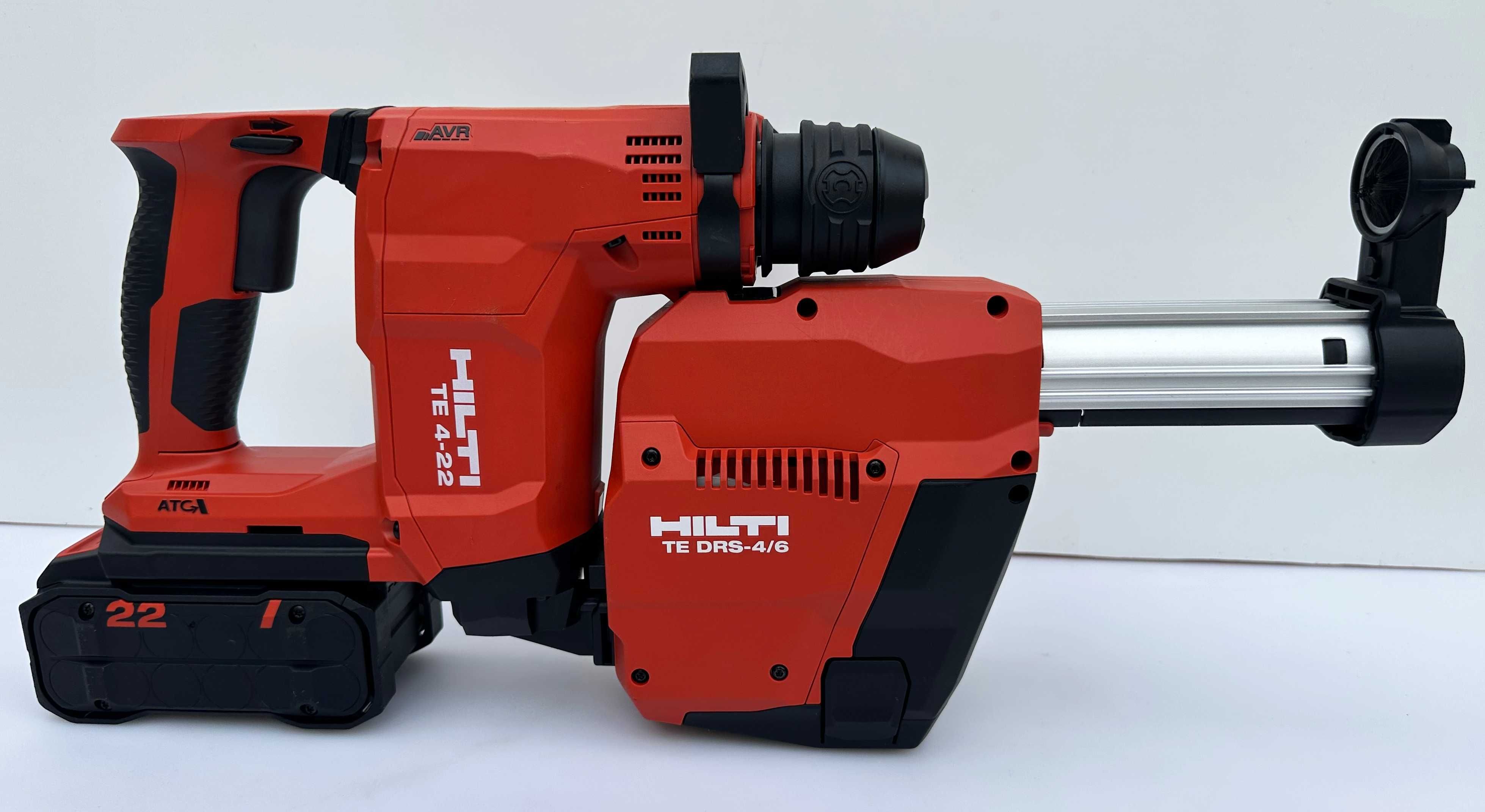 Hilti TE 4-22 Nuron + TE DRS-4/6 - НОВ Безчетков перфоратор с прахо.