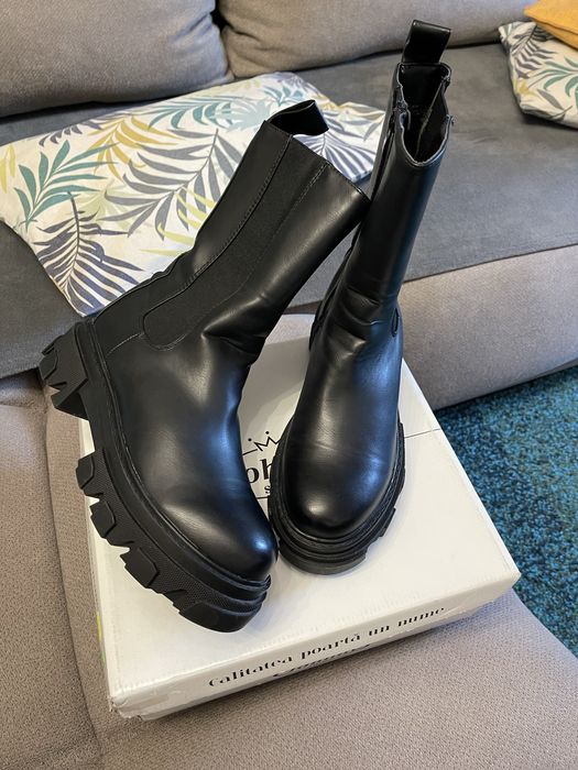 Cizme de dama cu platforma marinea 39