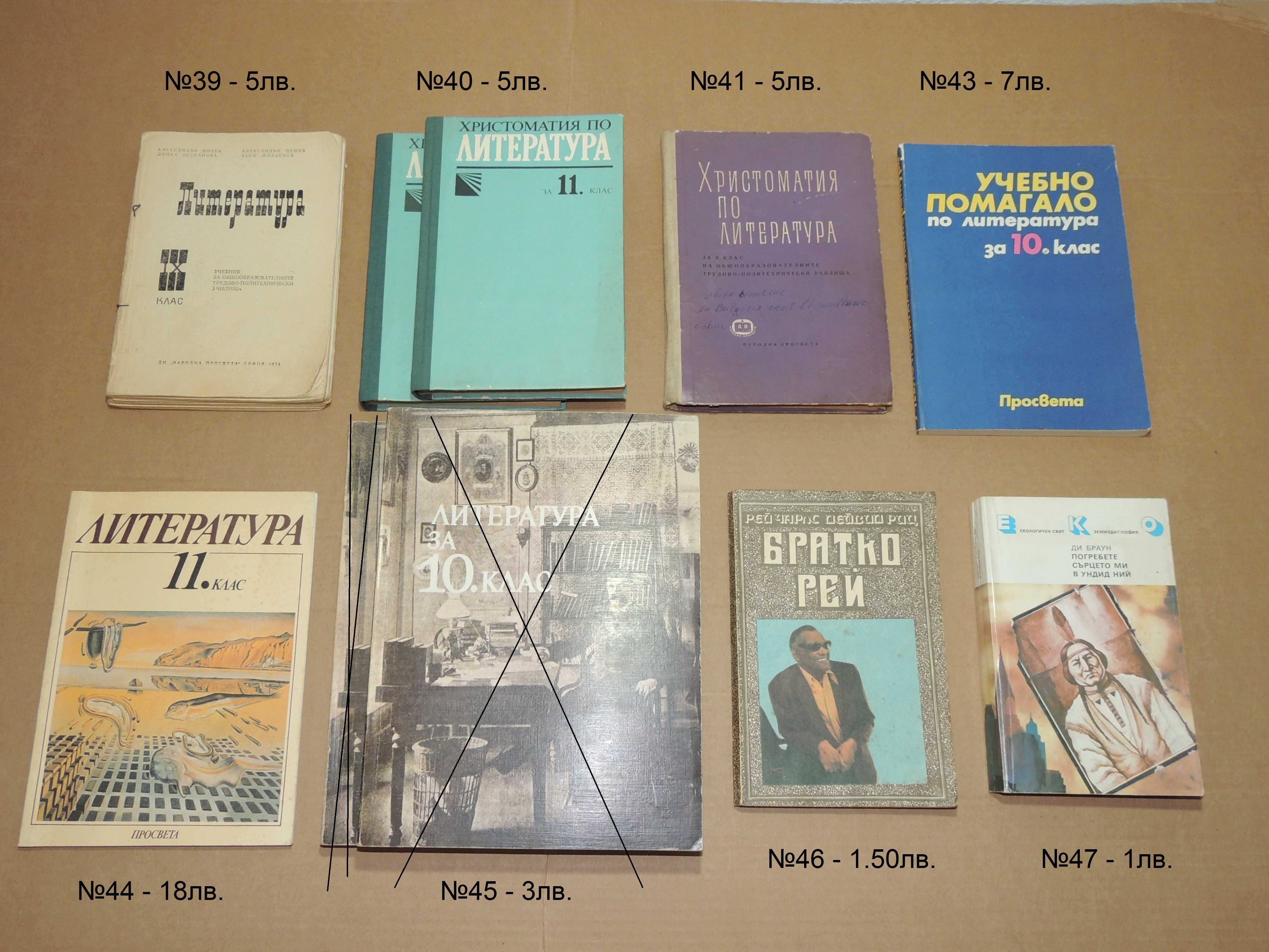 Учебници за 6, 8, 9, 10, 11 клас и книги