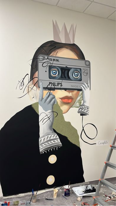 Роспись стен ( қабырға суреті) для дома, кафе, школы, офиса