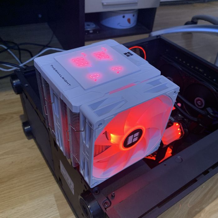 Cooler dual tower  ThermalRight, afisaj Rgb, ventilatoare 120mm ARGB