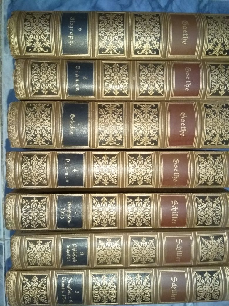 Carti vechi Goethe si Schiller