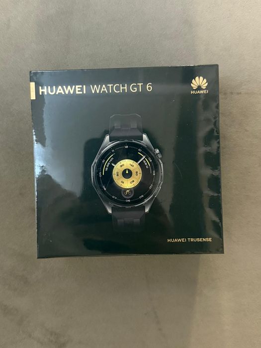 Smartwatch Huawei Watch GT 6, 46MM, Black Stainless Steel Case,Sigilat